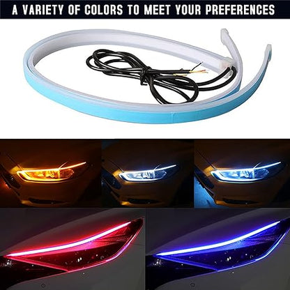 GlowPro™ - 2pcs LED DRL Waterproof Headlight Strips